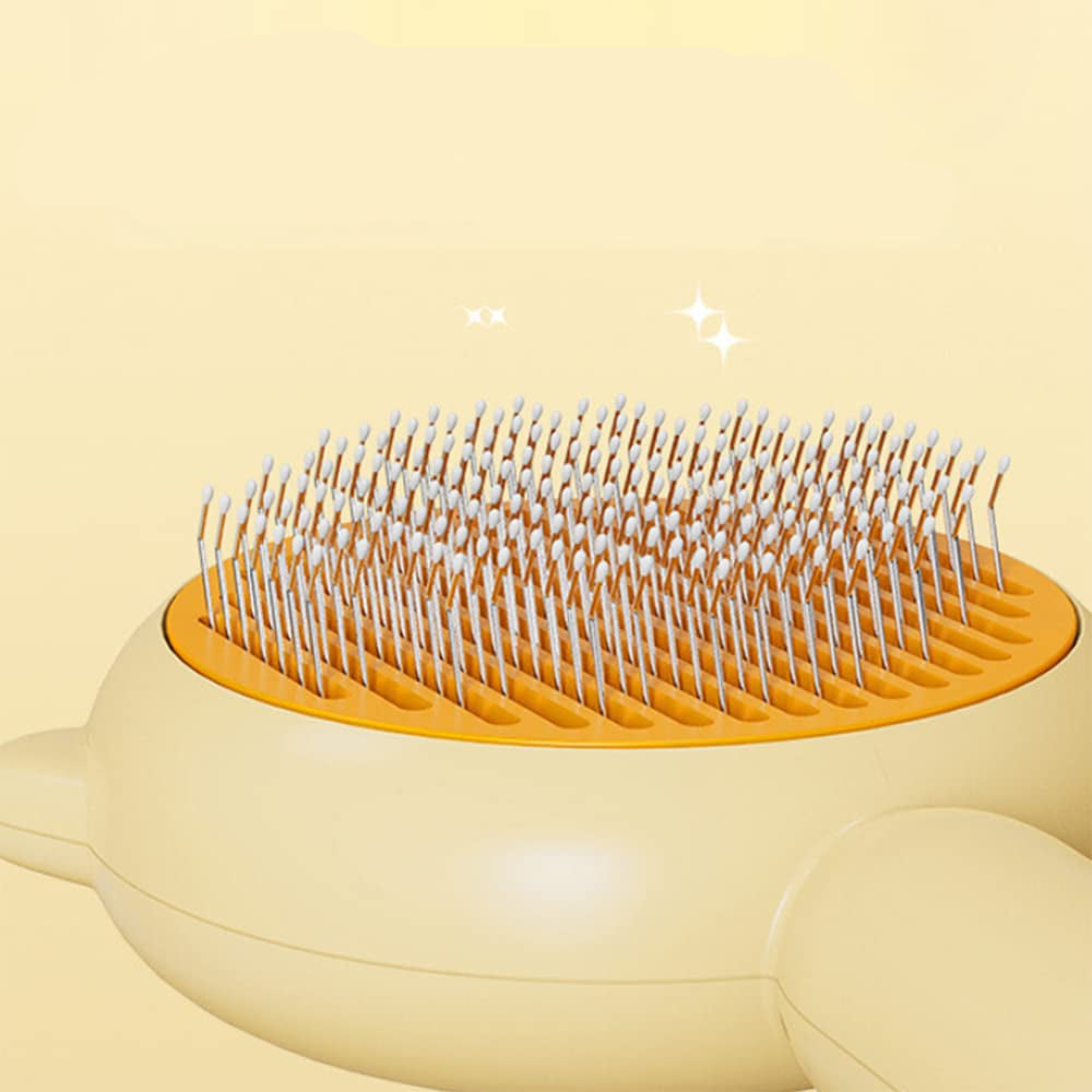 Pet Hair Cleaner Grooming Brush for Cats & Dogs – Self-Cleaning Deshedding Tool | Remove Loose Fur, Reduce Shedding & Massage Skin