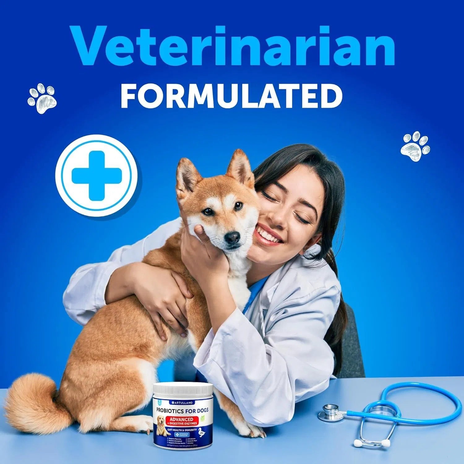 Probiotics for Dogs – Gut Health, Itchy Skin, Allergy & Immune Support Chews