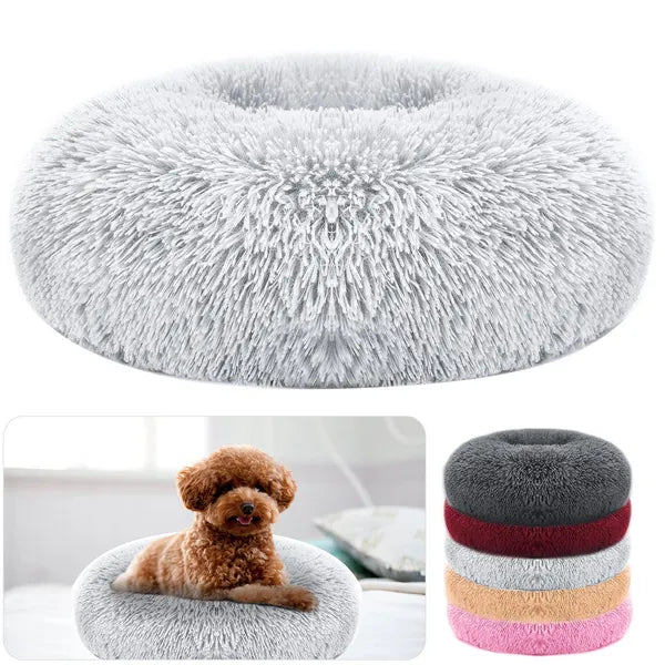 Soft Warm Fleece Pet Bed for Dogs & Cats (L Size) – Cozy Nest Sofa Cushion for Ultimate Comfort