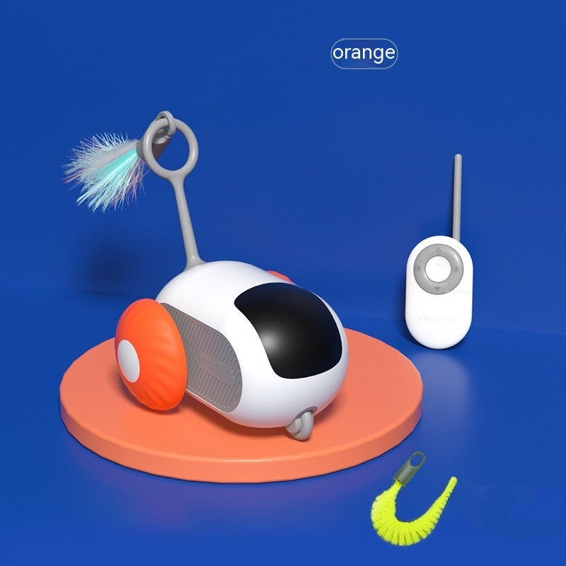 Remote Control Interactive Pet Car Toy – Smart Motion Moving Dog & Cat Toy | USB Rechargeable Chase & Play Entertainment Pet Gadget