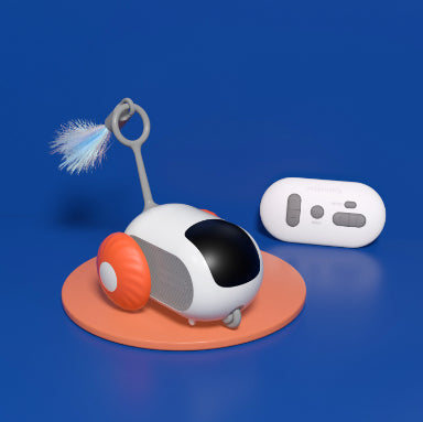 Remote Control Interactive Pet Car Toy – Smart Motion Moving Dog & Cat Toy | USB Rechargeable Chase & Play Entertainment Pet Gadget