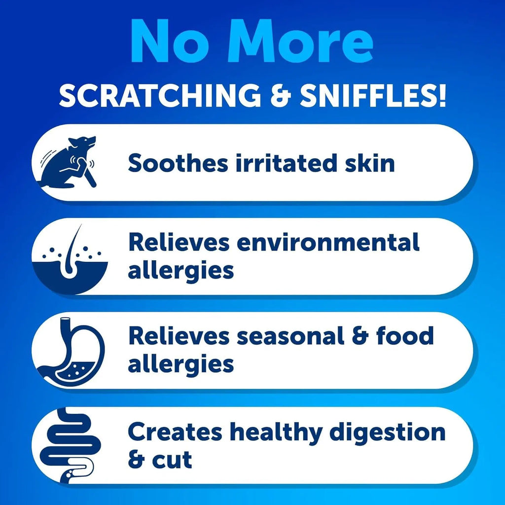 Probiotics for Dogs – Gut Health, Itchy Skin, Allergy & Immune Support Chews