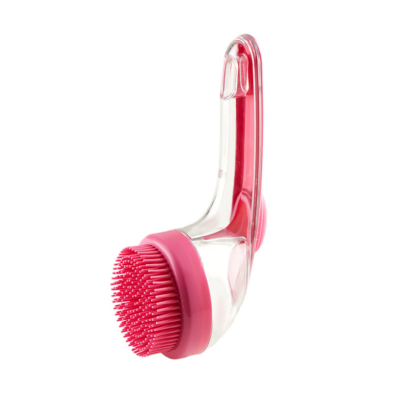 Long Handle Pet Bath Brush for Dogs & Cats – 2 in 1 Grooming & Cleaning Brush  Gentle Shampoo Massage Comb for Bath Time & Shedding Control