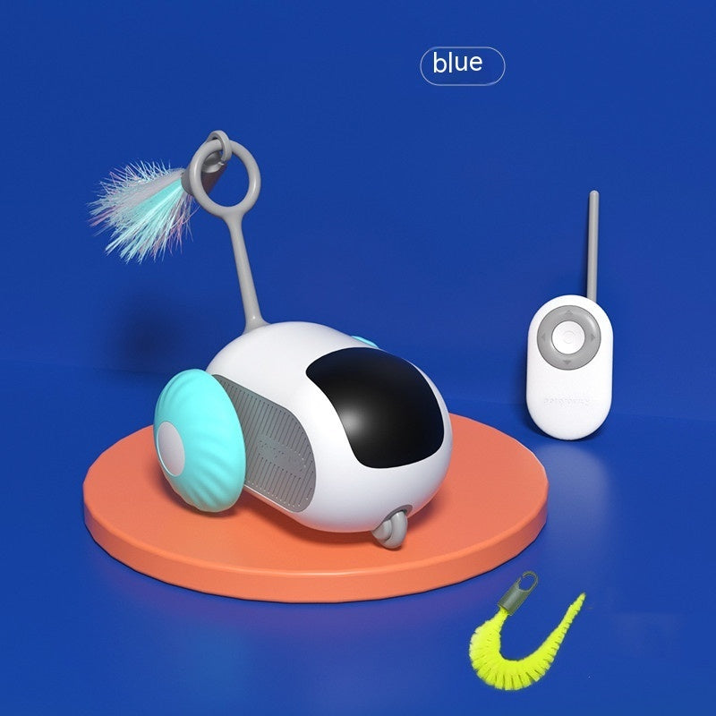 Remote Control Interactive Pet Car Toy – Smart Motion Moving Dog & Cat Toy | USB Rechargeable Chase & Play Entertainment Pet Gadget