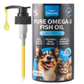 Coat & Skin Support Fish Oil for Dogs 32 Oz – Omega 3 Supplement for All Breeds  Healthy Skin, Shiny Coat & Joint Health Pet Supplement