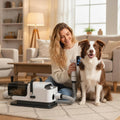 5 in 1 Dog Grooming Kit – Professional Pet Hair Trimmer, Clipper & Nail Grinder Set | Rechargeable All-in-One Dog & Cat Grooming Tool
