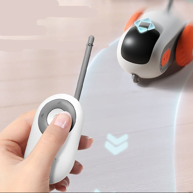 Remote Control Interactive Pet Car Toy – Smart Motion Moving Dog & Cat Toy | USB Rechargeable Chase & Play Entertainment Pet Gadget